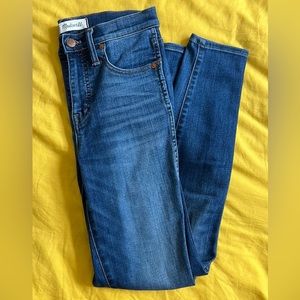 Madewell 10” High Rise Skinny Jeans | size 25